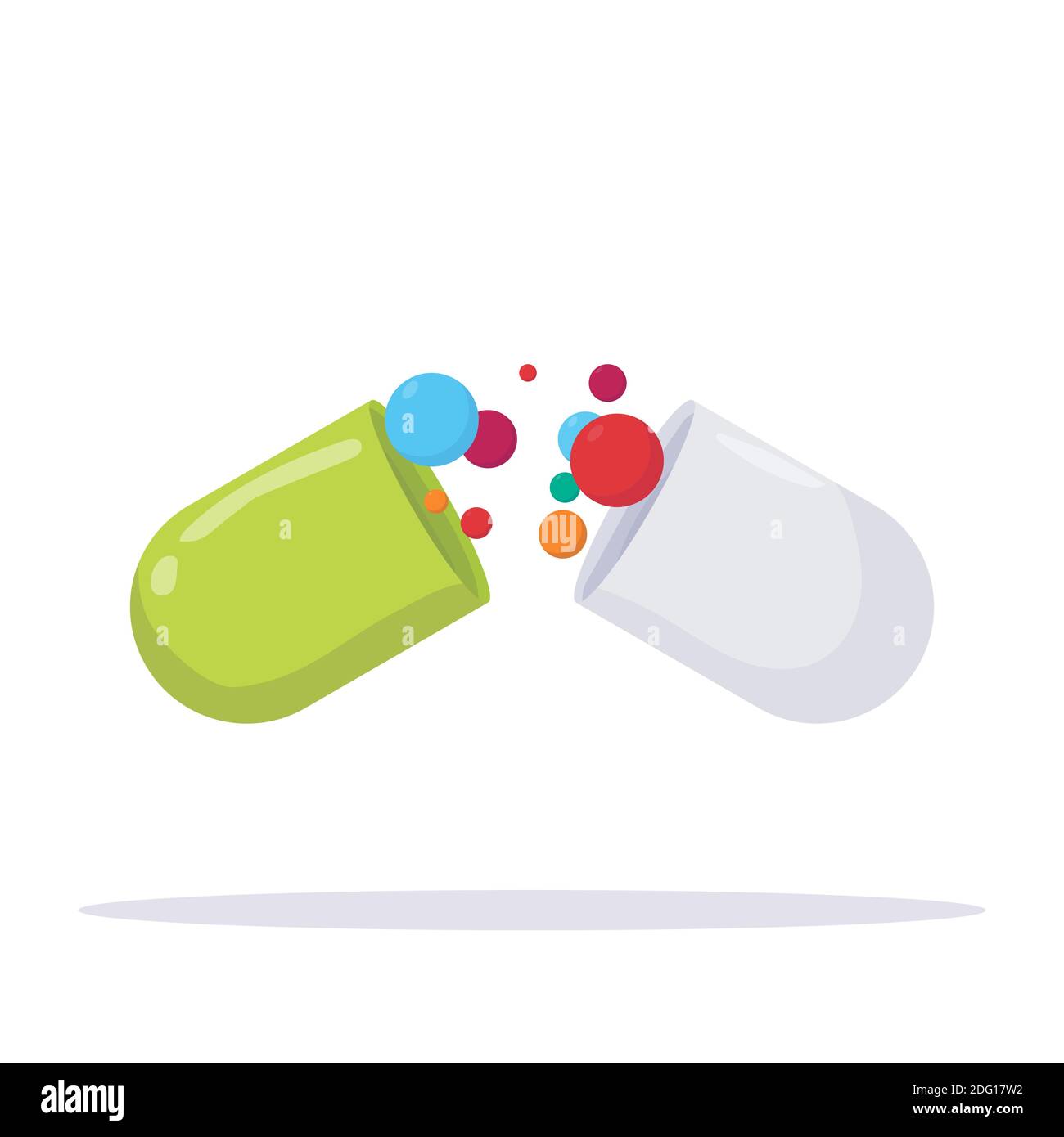 Medicine capsule prescription Stock Vector Images Alamy