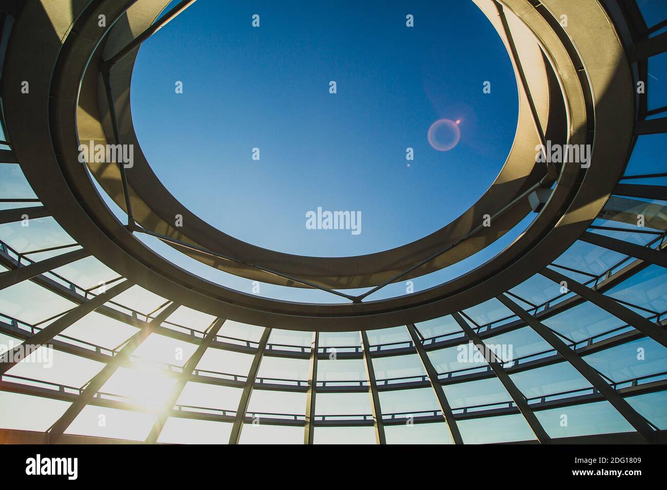 Glass dome of the Reichstag. German Parliament Stock Photo Alamy