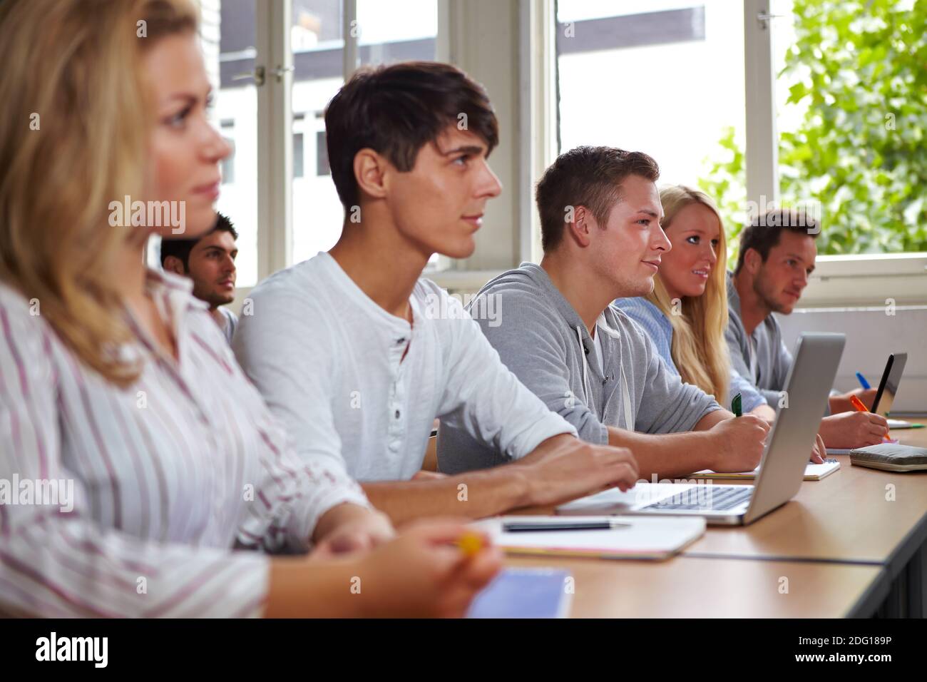 Seminar Lessons Student Students on seminar hi-res stock photography and images - Alamy