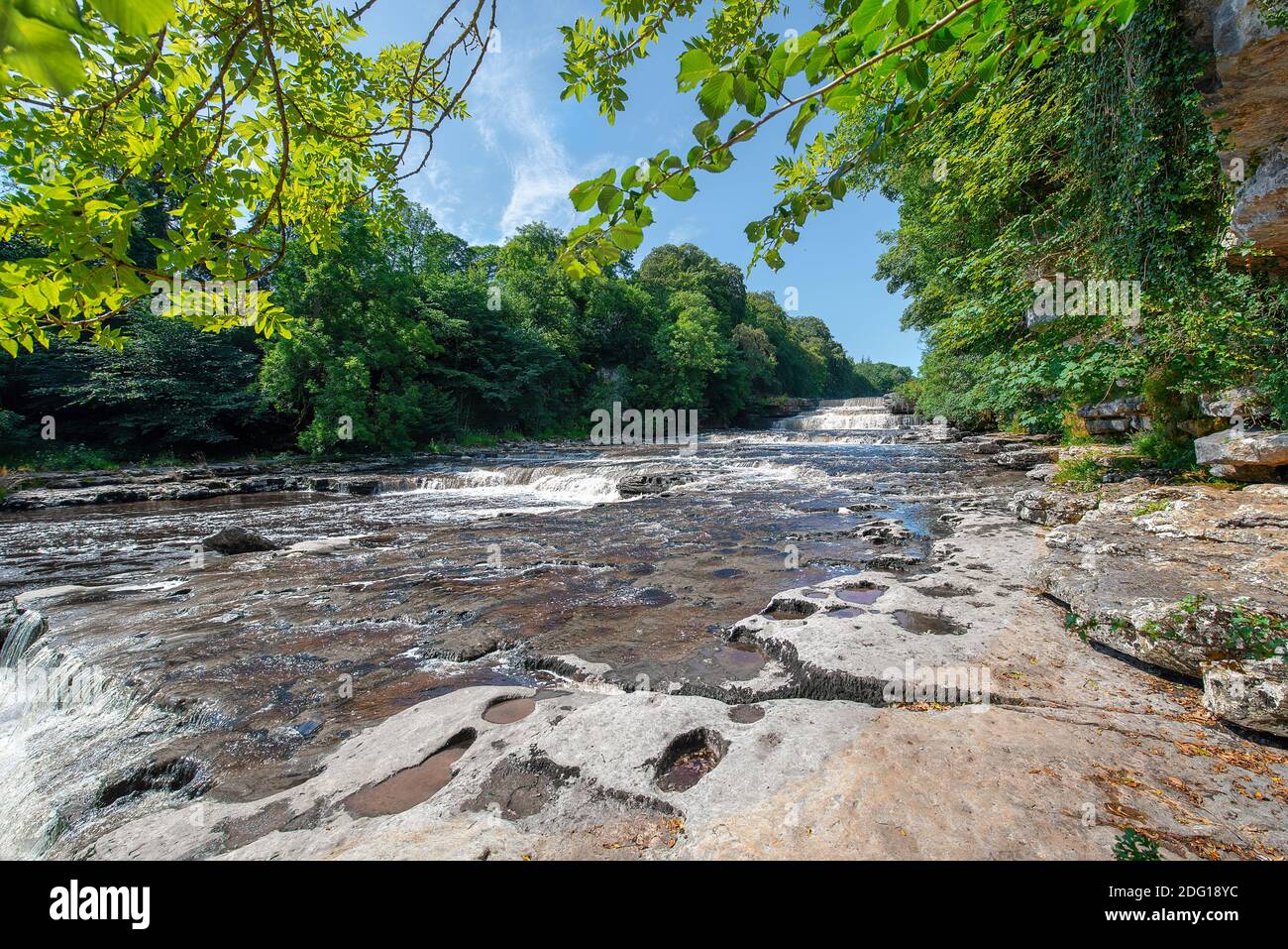 Aysgarth Falls in the Yorkshire Dales, England Stock Photo