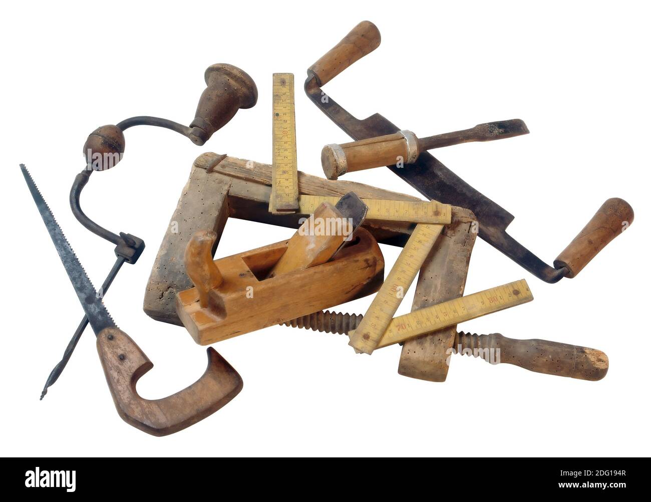 Wooden Tools Stock Photo