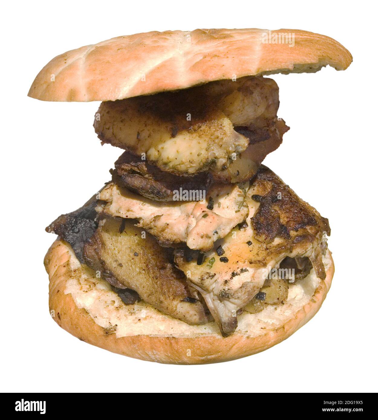 Sandwich cutout Stock Photo