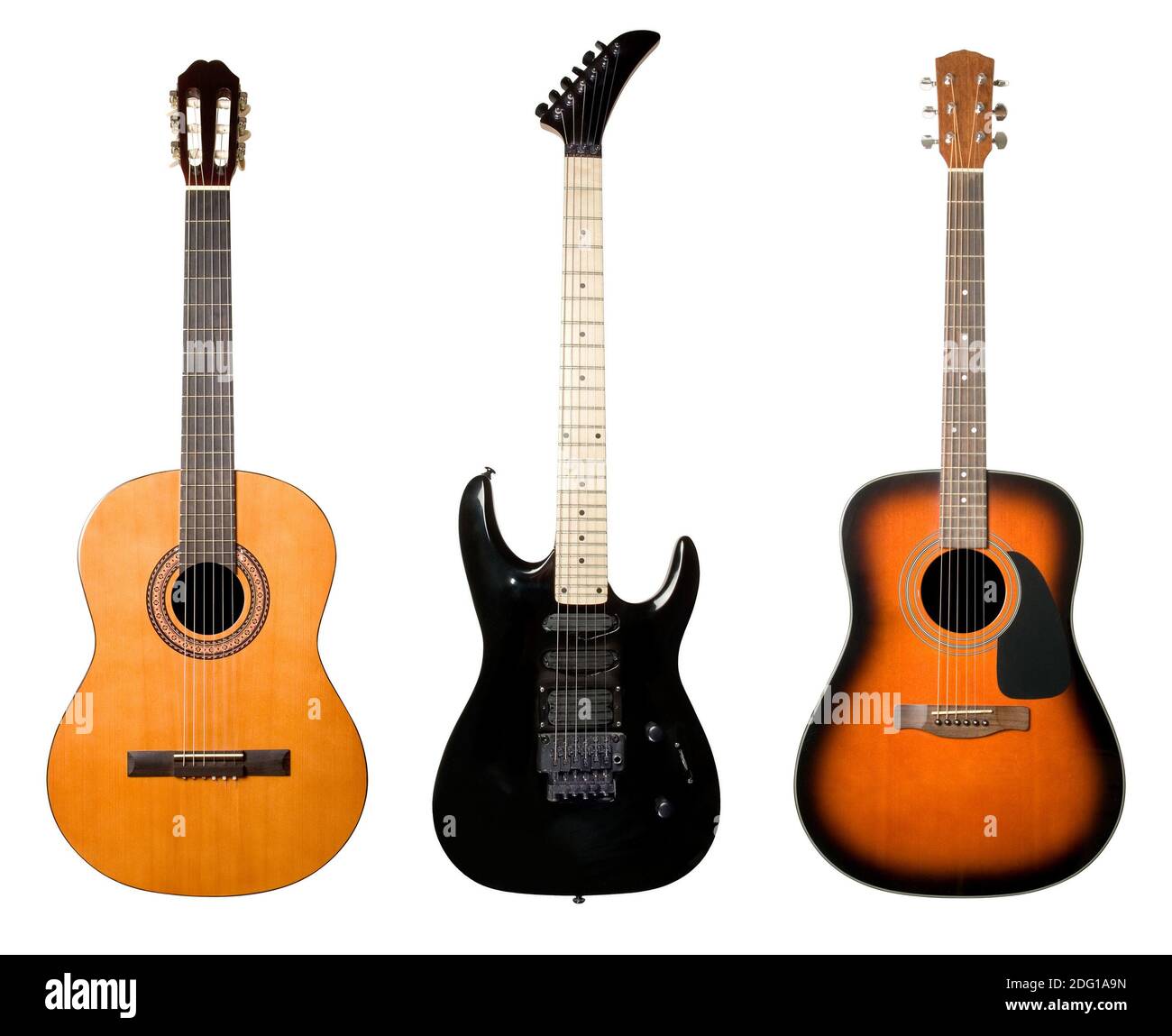 Guitars Cut Out Stock Images & Pictures - Alamy