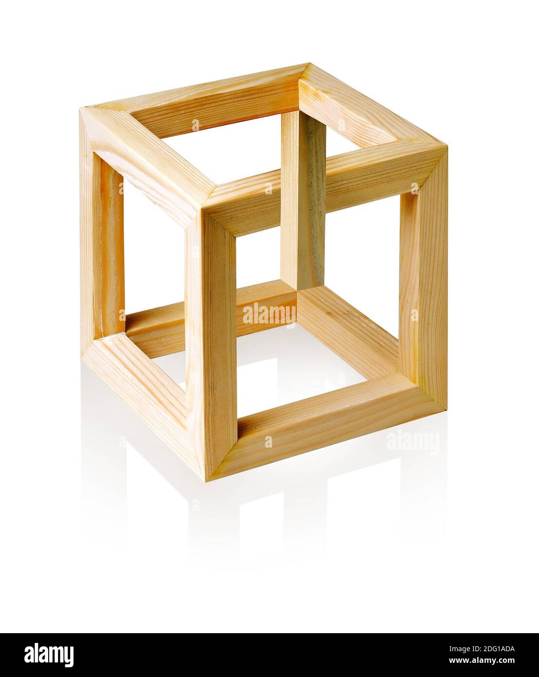 Unreal cube. Stock Photo