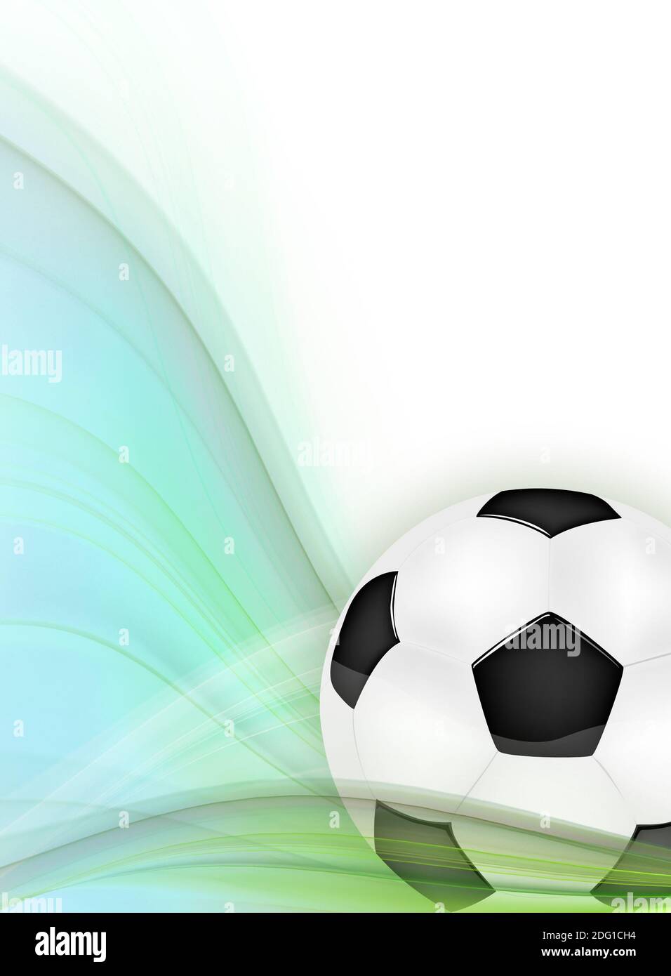 Frame with the ball Stock Photo