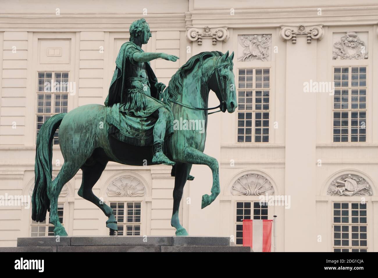 Rider monument vienna Stock Photo - Alamy