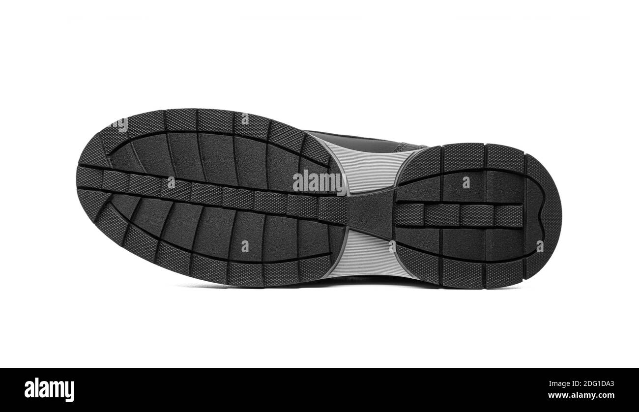 Black boots isolated on white background Stock Photo - Alamy
