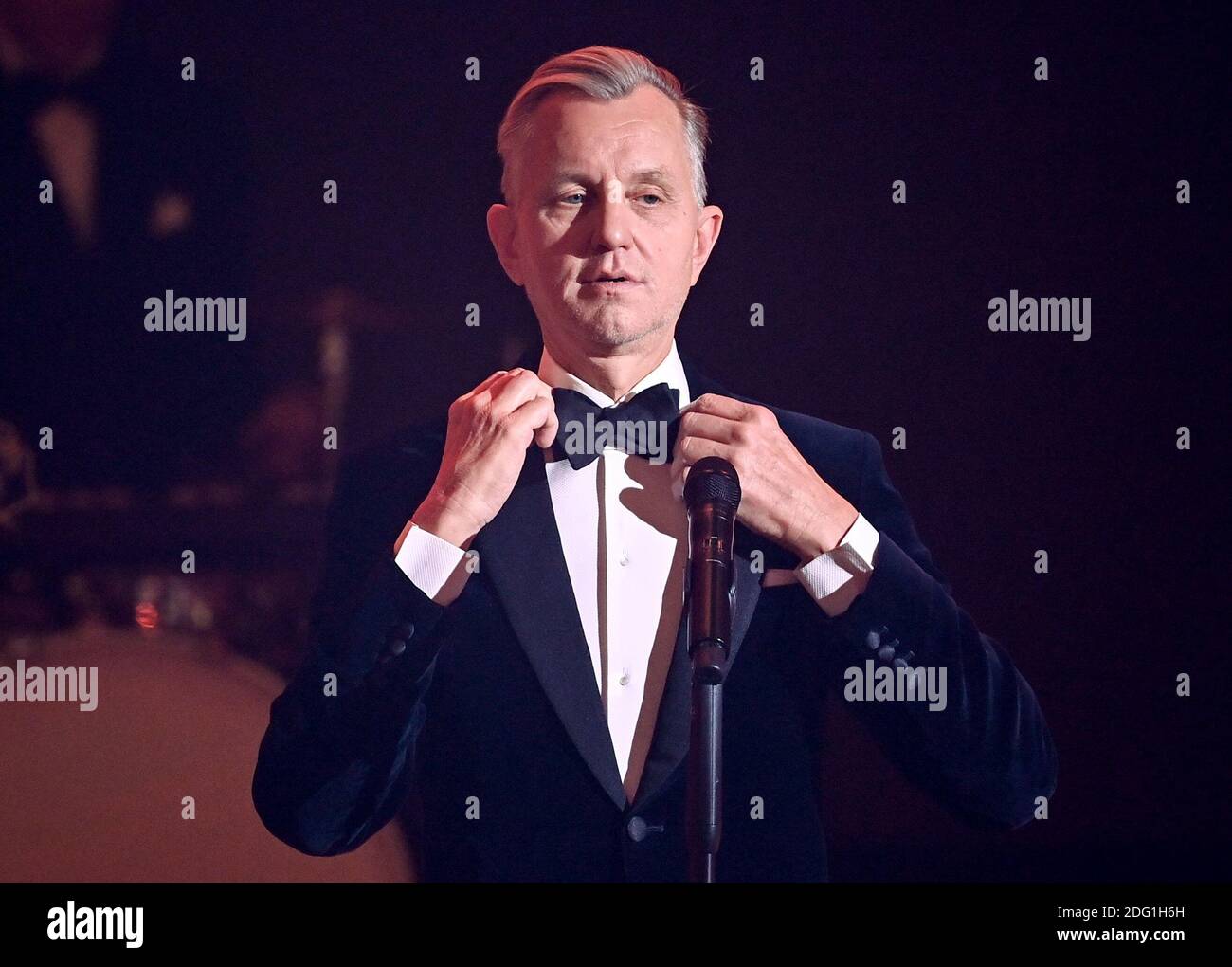 Berlin, Germany. 05th Dec, 2020. Singer Max Raabe sings on stage at the ...