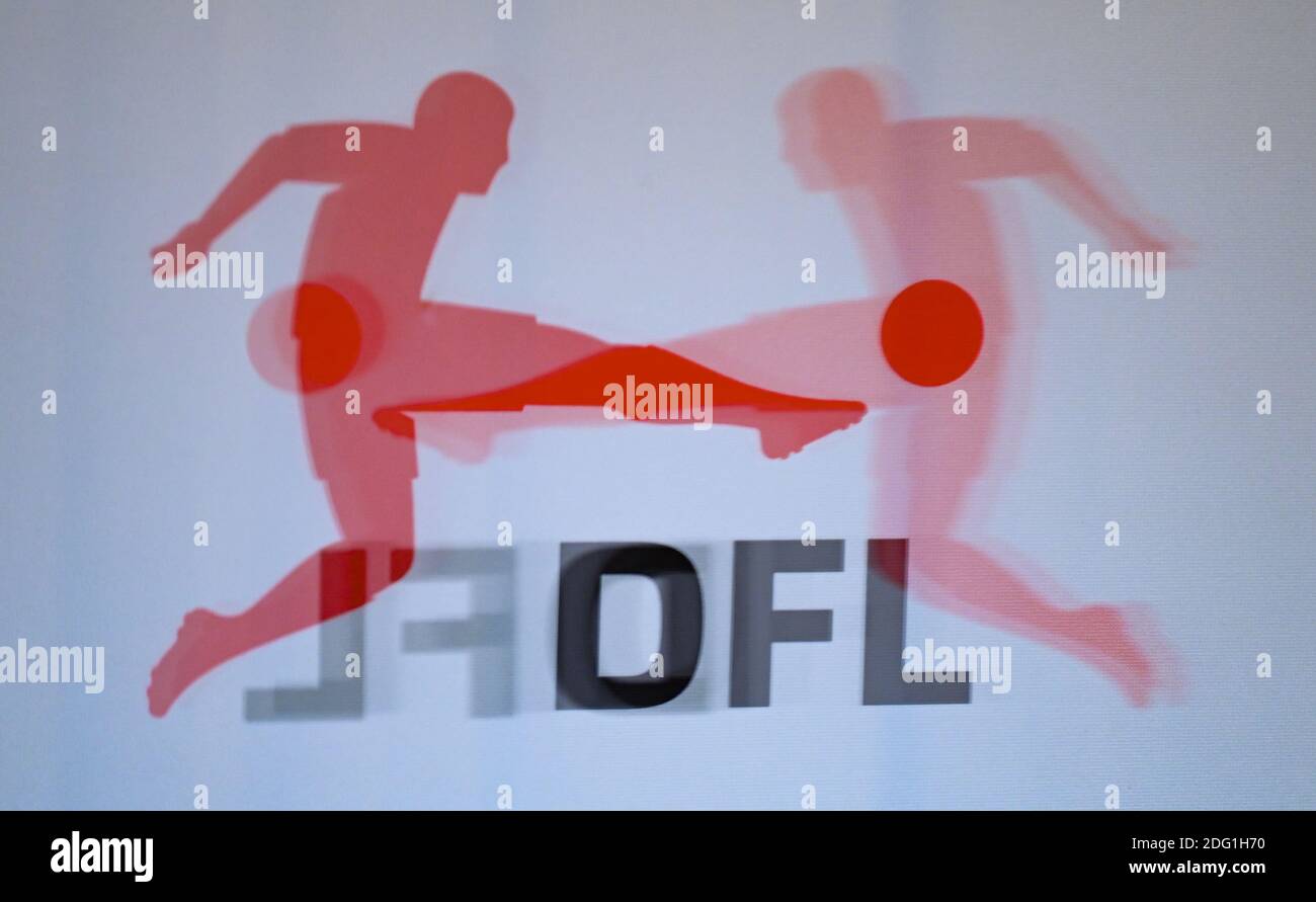 07 December 2020, Hessen, Frankfurt/Main: The logo of the DFL German ...