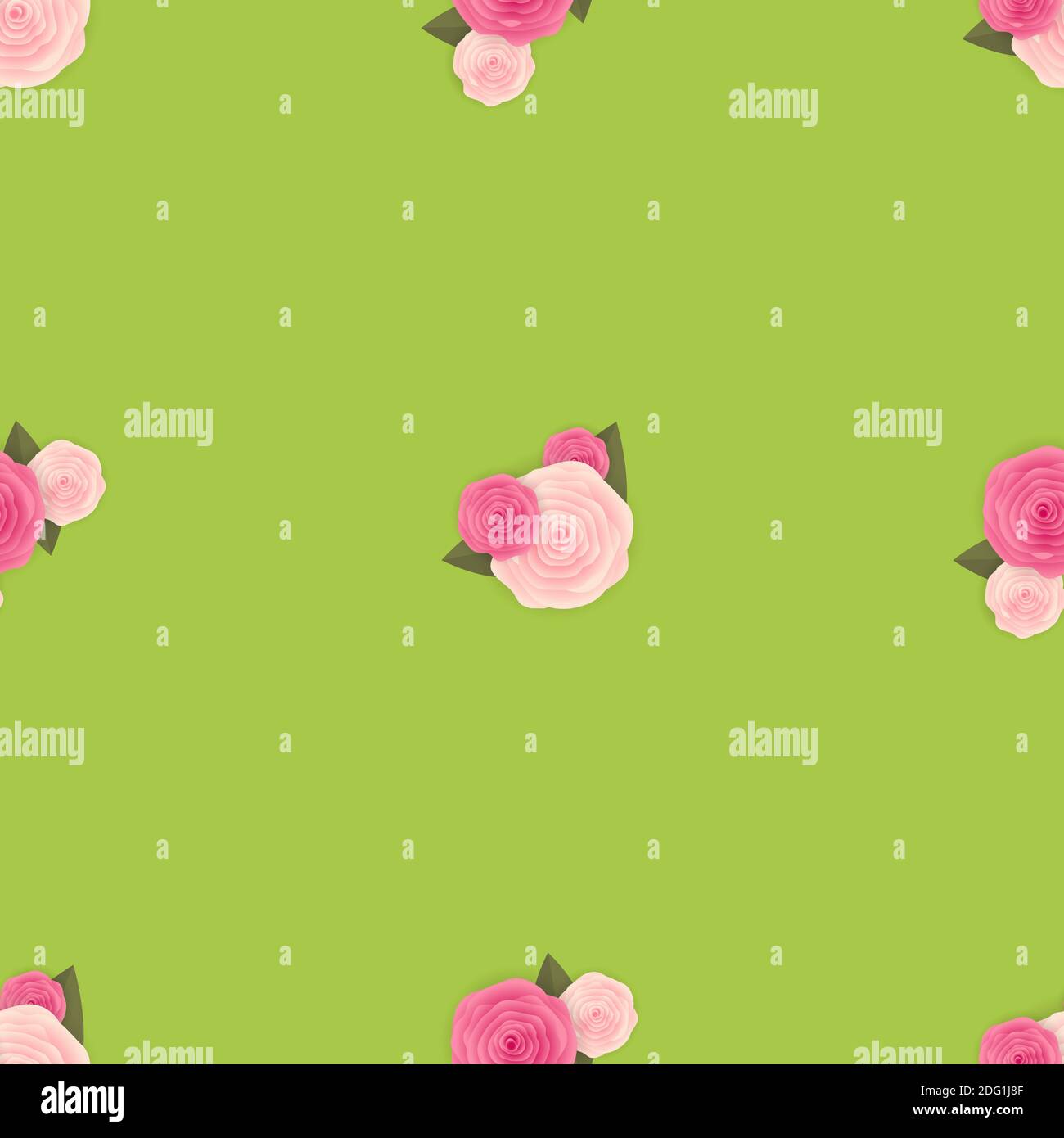 Seamless Pattern Background with Flowers. Illustration Stock Photo - Alamy