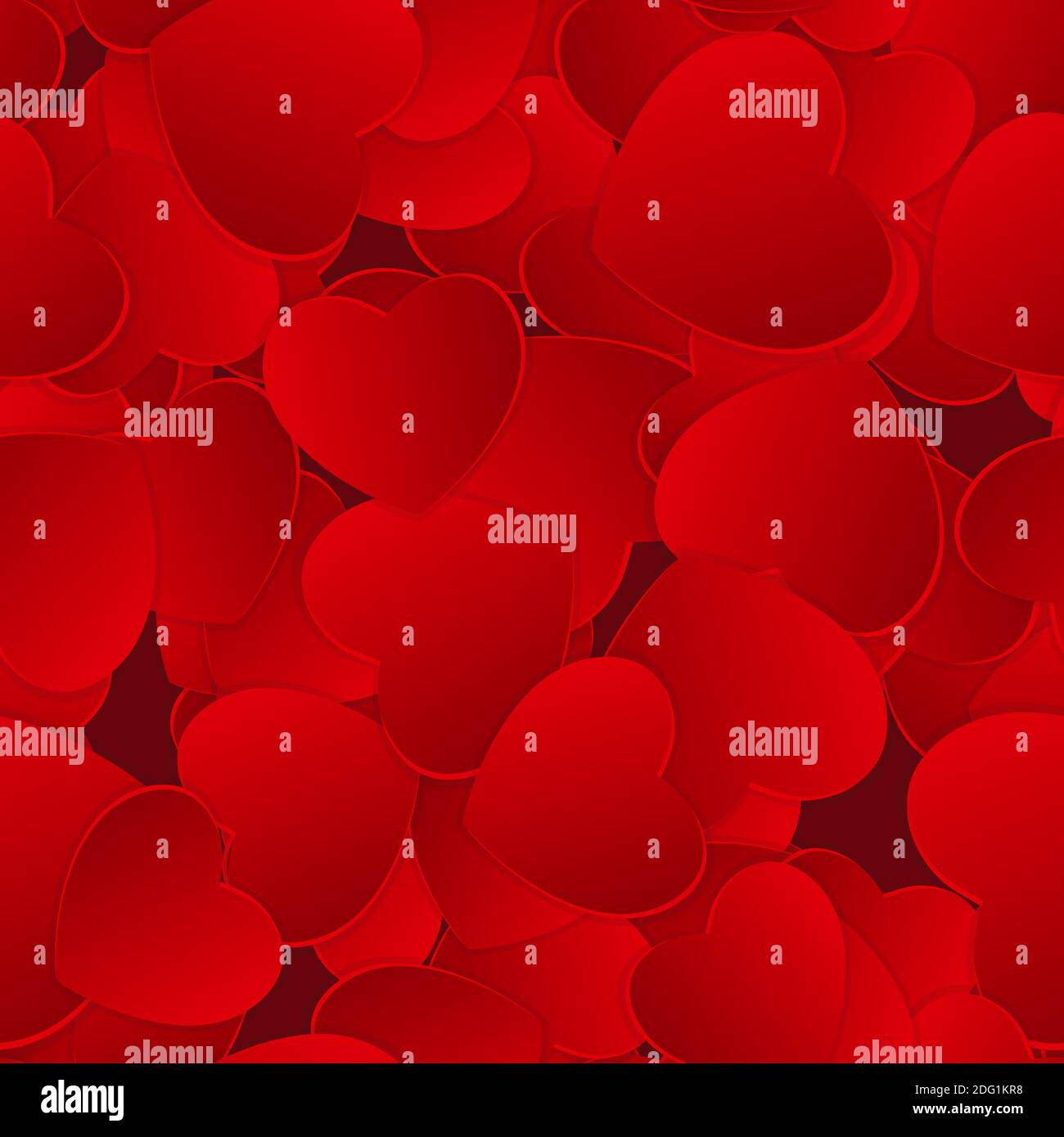 Valentines Day Heart Seamless Pattern Background. Illustration Stock ...