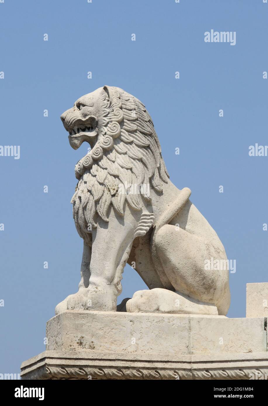 Lion statue Stock Photo