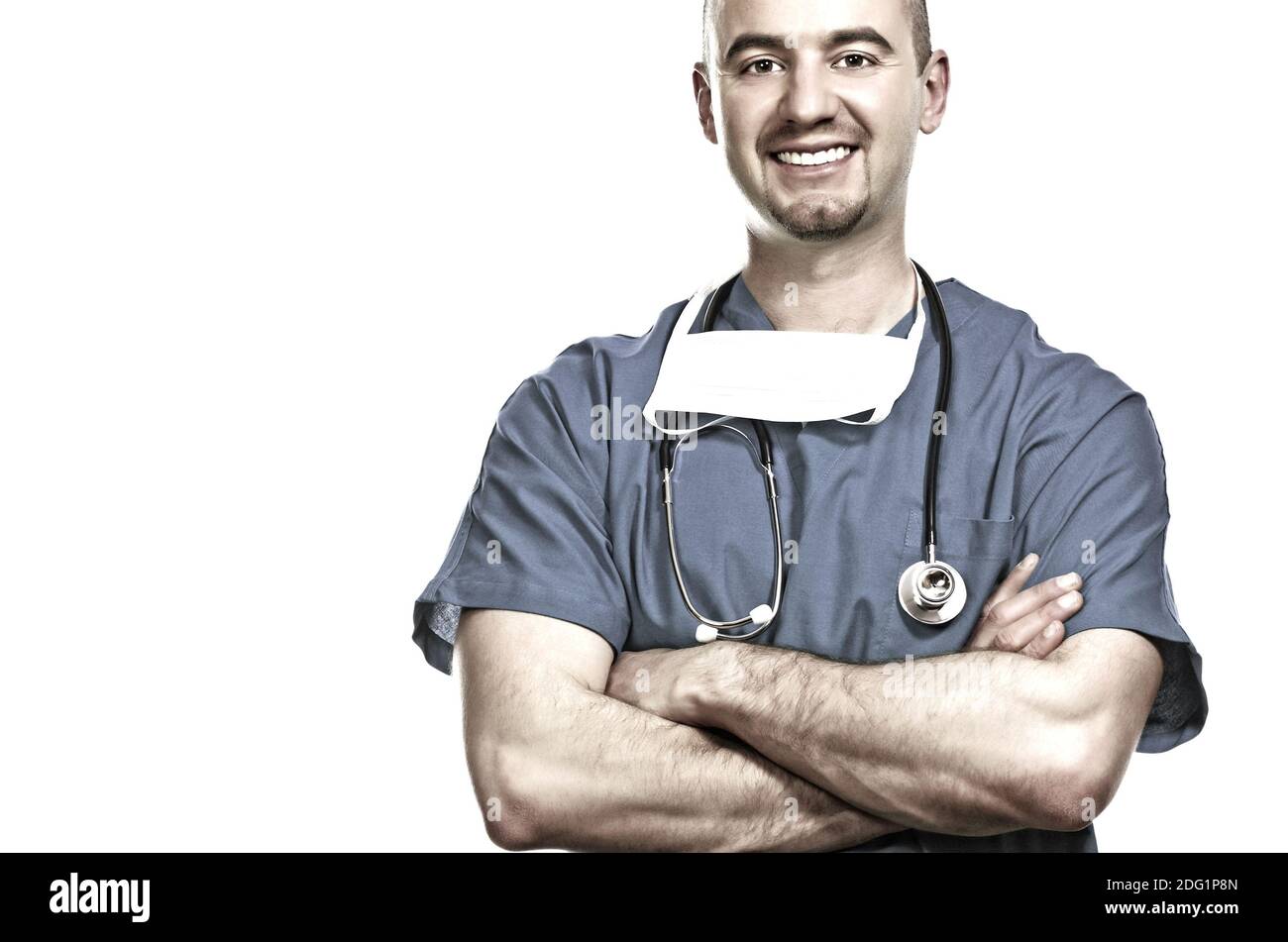 Successful mature male doctor hi-res stock photography and images - Alamy
