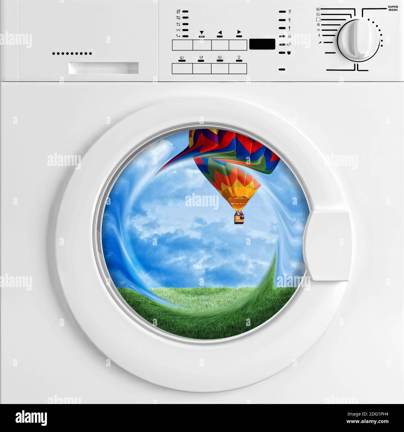 Eco washing machine Stock Photo Alamy