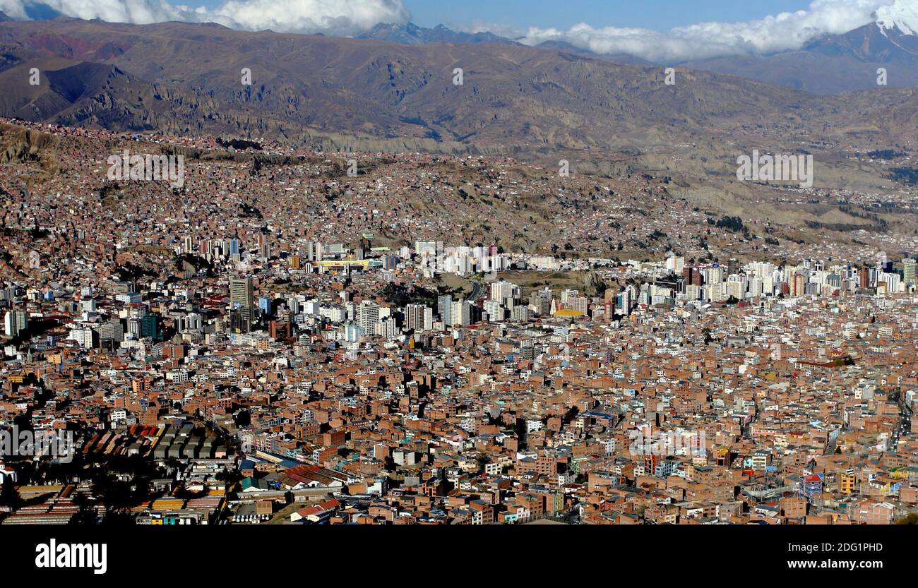 La paz aerial hi-res stock photography and images - Alamy