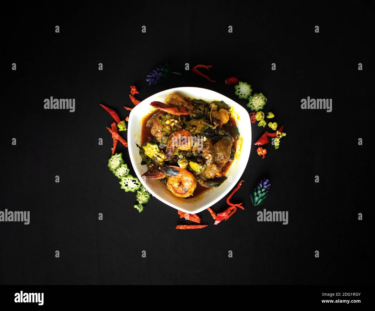 decorated food Stock Photo