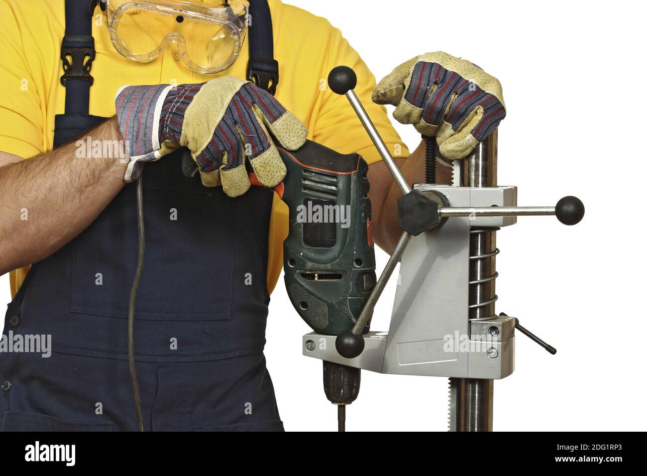 Tools of handyman Stock Photo