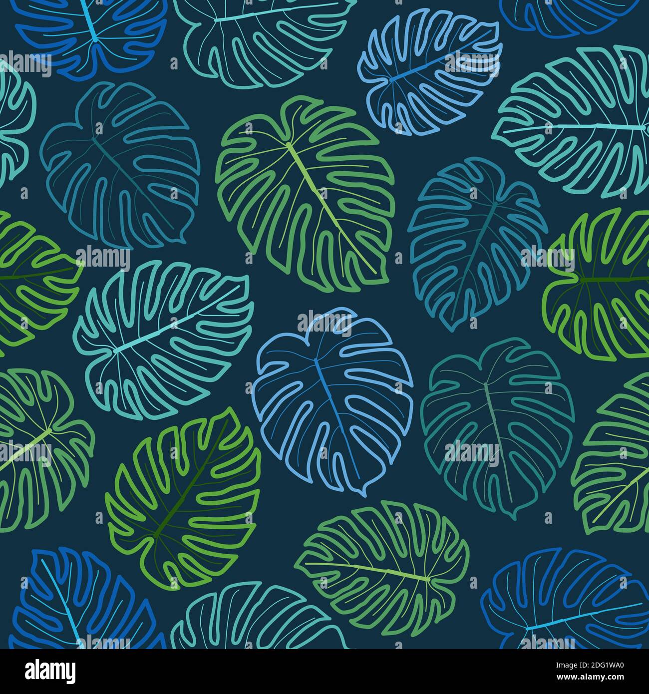 Swiss cheese plant Stock Vector Images Alamy