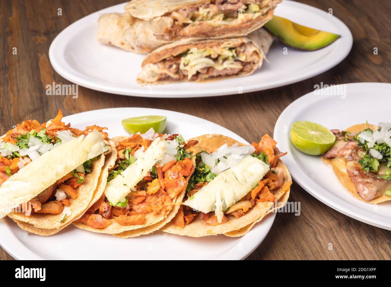 Mexican food background. party mexican food. Mexican food concept. Stock Photo