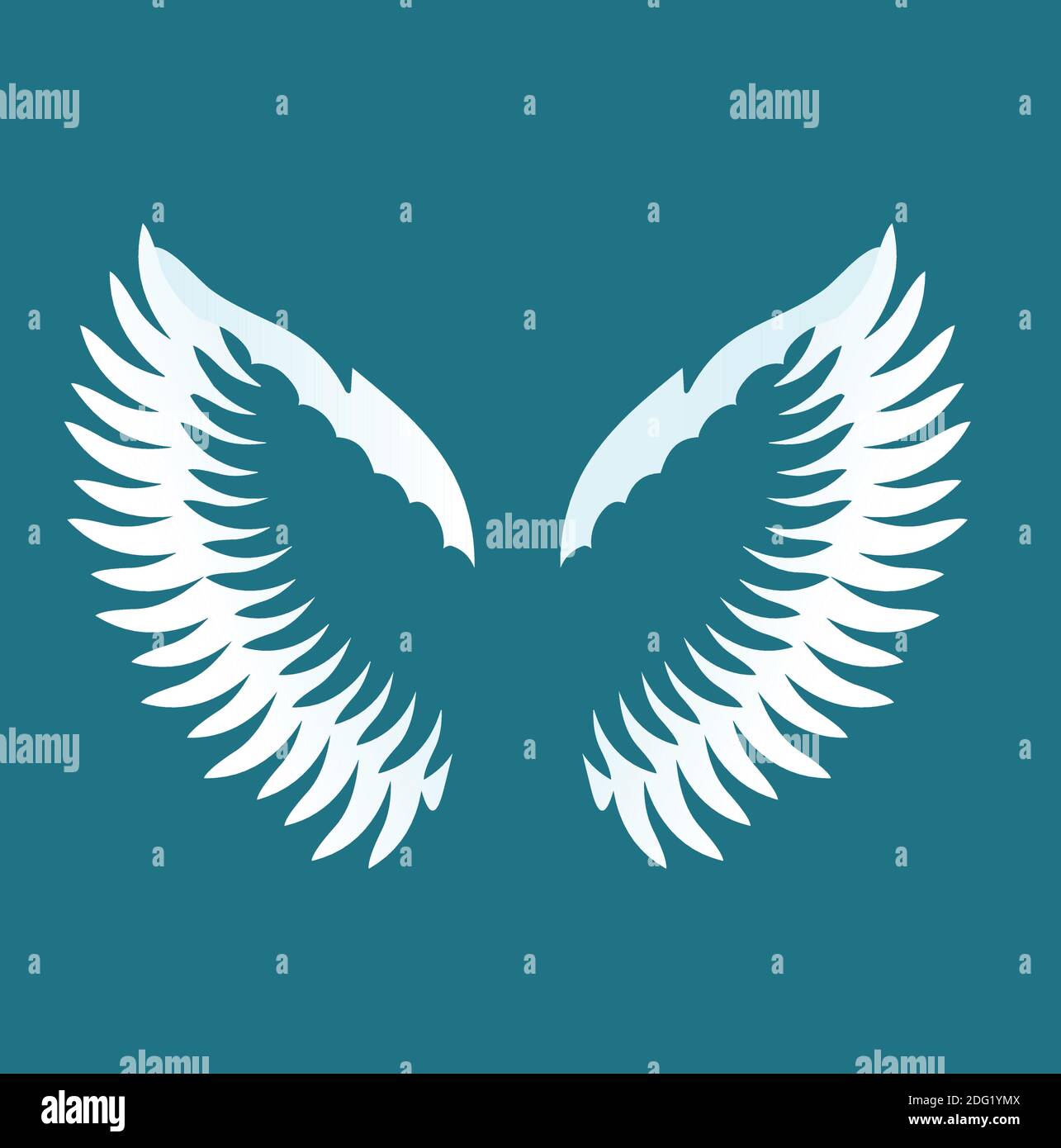 Angel Wings Vector Stock Vector Image & Art - Alamy