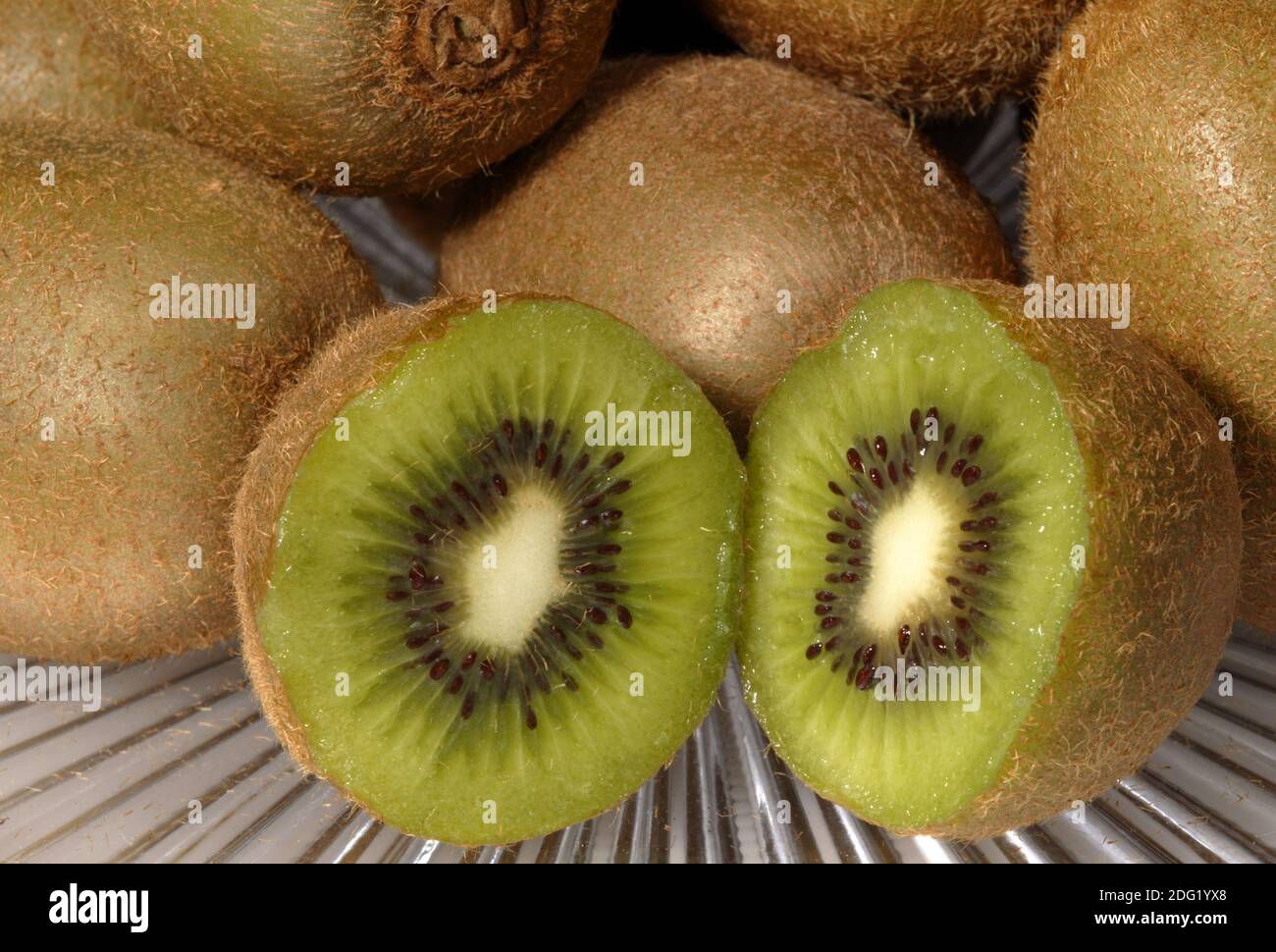 Kiwis Actinidia Deliciosa High Resolution Stock Photography and Images ...