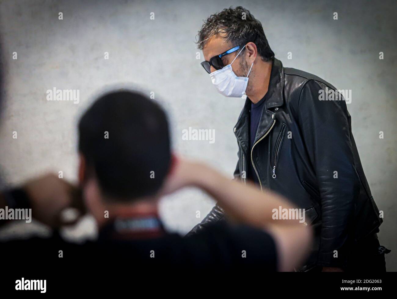 Ismael Fuentes or ‘Tito’ member of the Molotov band during a press conference prior to his presentation as a soloist with his production ‘Poseidrunk’, a conceptual album-book on December 5, 2020. © (Photo By Luis Gutierrez / Norte Photo)  Ismael Fuentes o  ‘Tito’ integrante de la banda Molotov durante una rueda de prensa previo a su presentacion como solista con su produccion  ‘Poseidrunk’ un disco-libro conceptual el 5 de diciembre 2020.  © (Photo By Luis Gutierrez/Norte Photo) Stock Photo