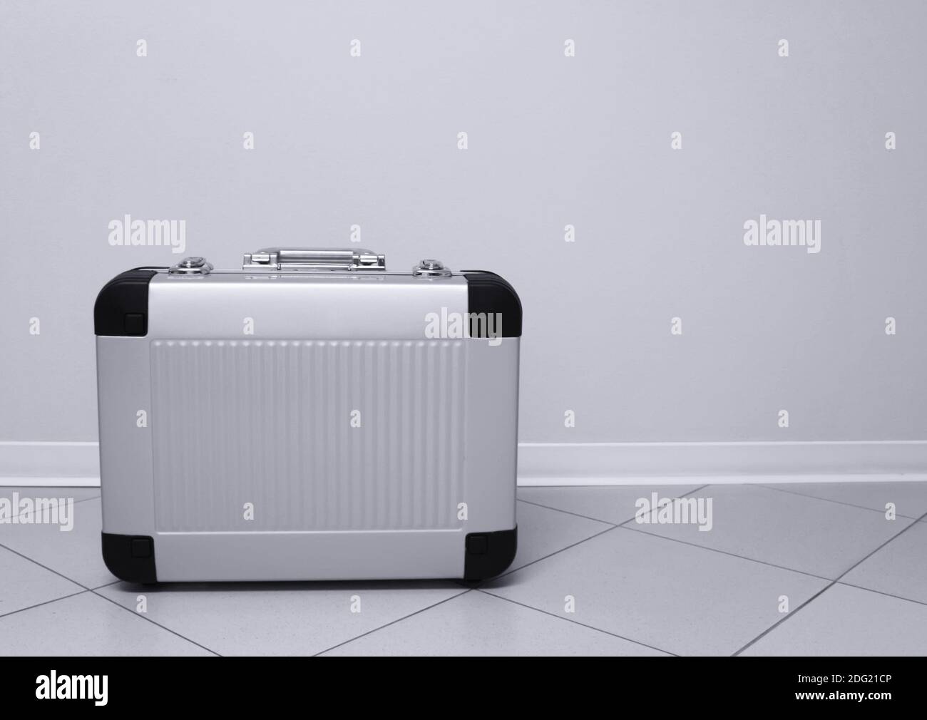 Modern suitcase Stock Photo