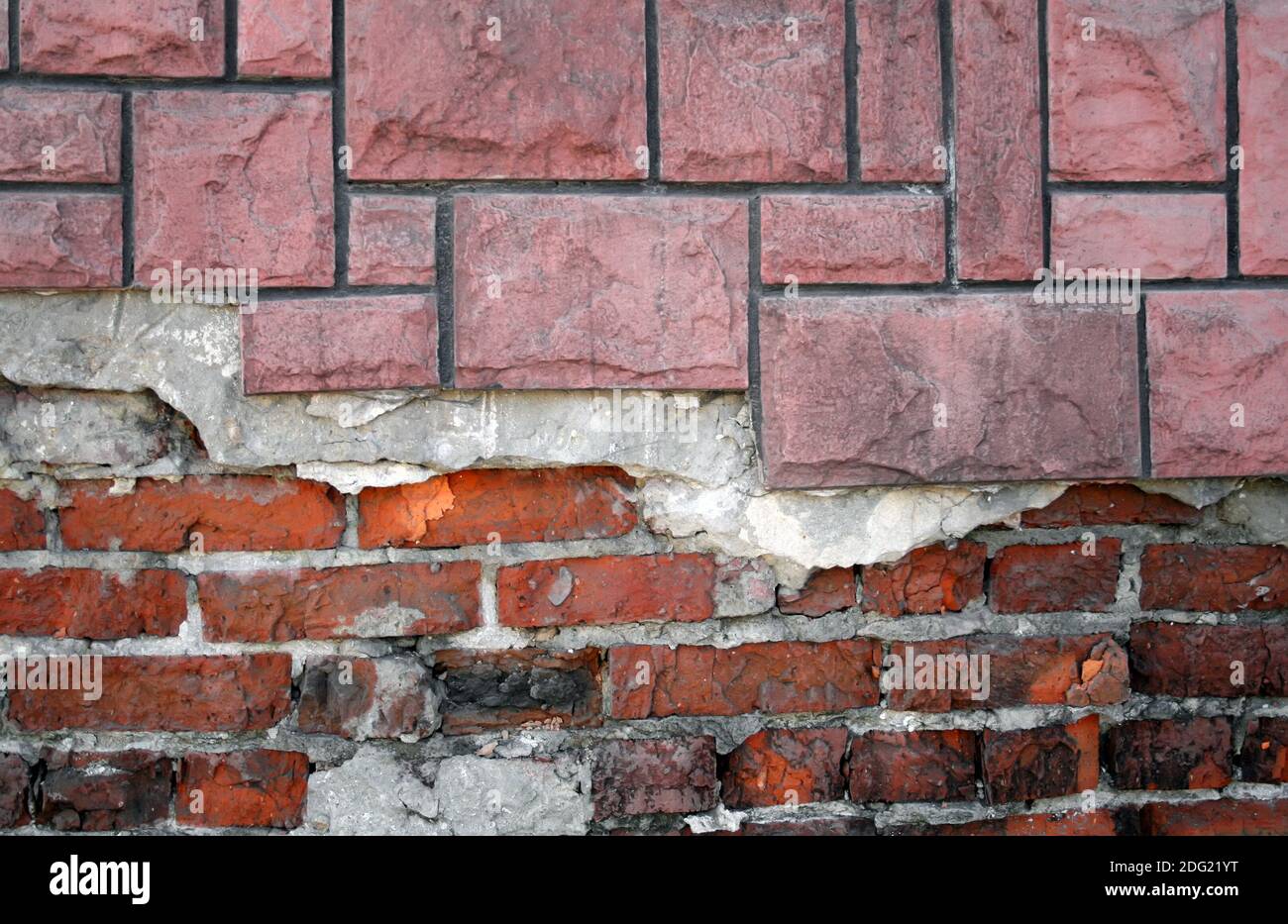 Old grunge brick wall Stock Photo