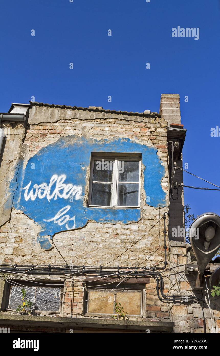 Demolition house Stock Photo