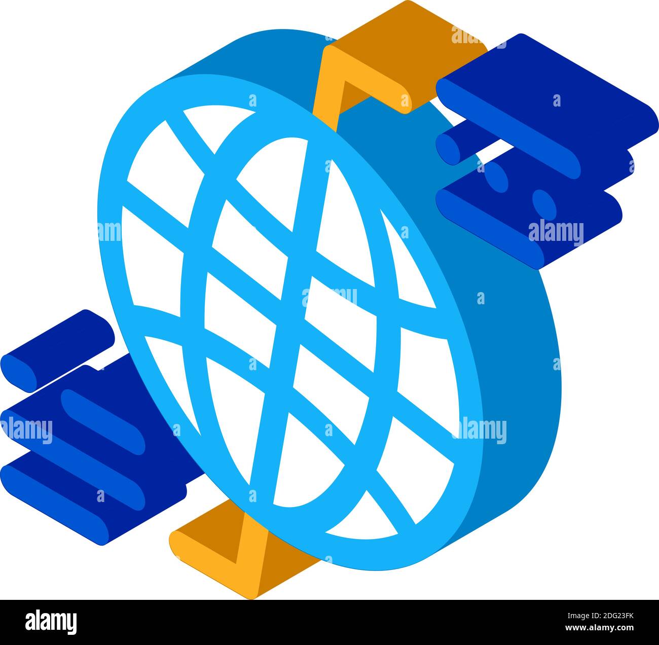 arctic and antarctic isometric icon vector illustration Stock Vector