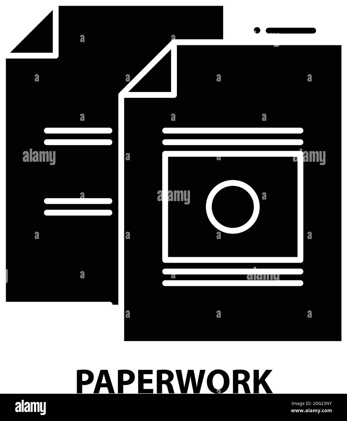 Illustration vector woman desk workload hi-res stock photography and ...