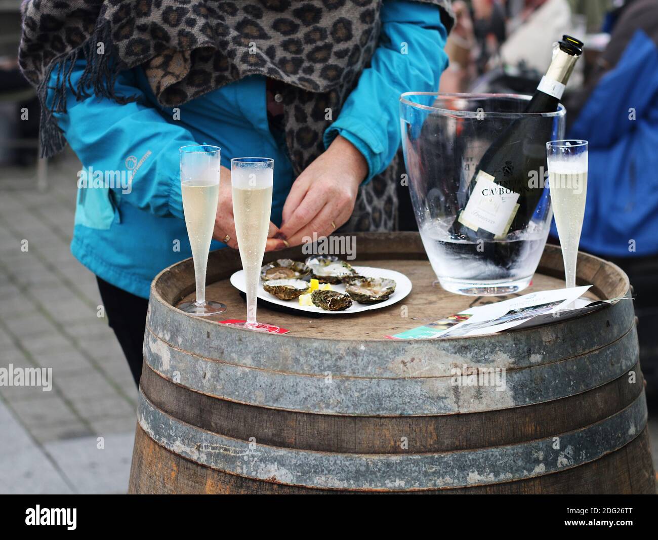 Falmouth Oyster Festival Stock Photo Alamy