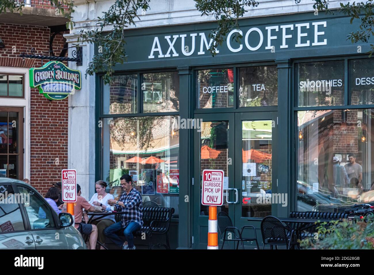 Axum Coffee on Plant Street in Historic Downtown Winter Garden, Florida. (USA) Stock Photo