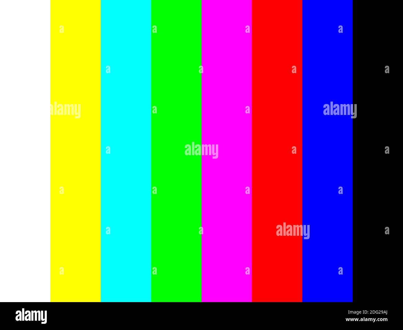 color bars background used as television test pattern Stock Photo - Alamy
