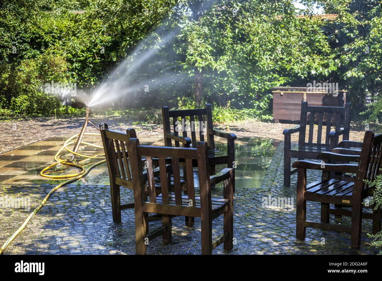 Cooling down Stock Photo
