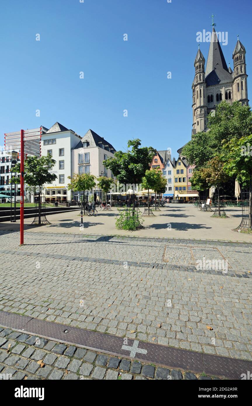 Rhine metropolis Stock Photo