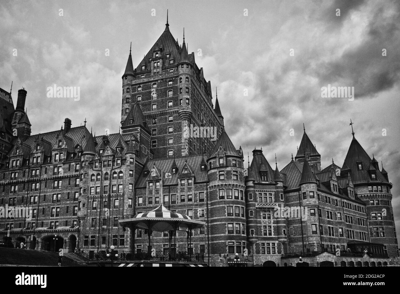 Ancient Architecture of Quebec City, Canada Stock Photo