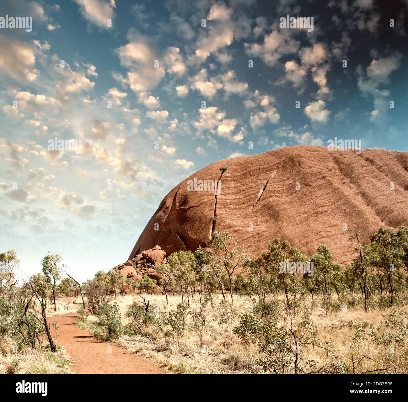 Wonderful Outback colors in Australian Desert Stock Photo