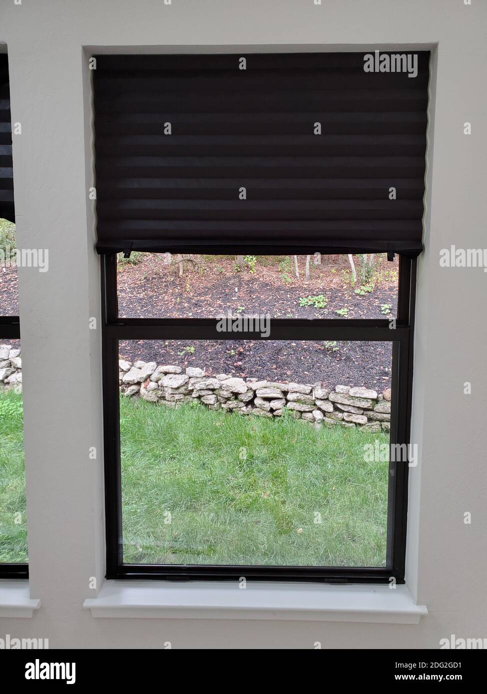 Brick Wall With Window And Blind High Resolution Stock Photography And Images Alamy