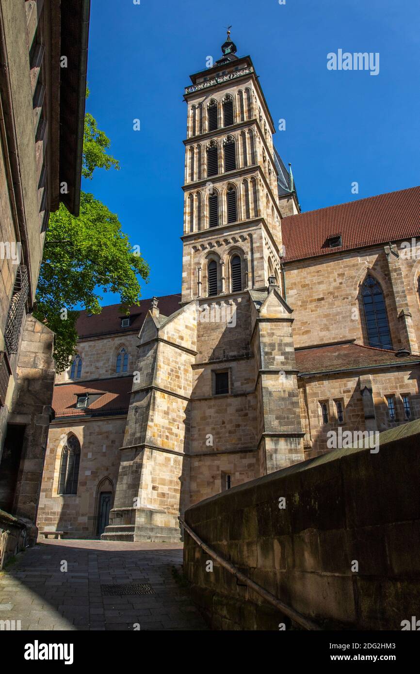 Esslingen am Neckar, Stadtkirche St. Dionys Stock Photo