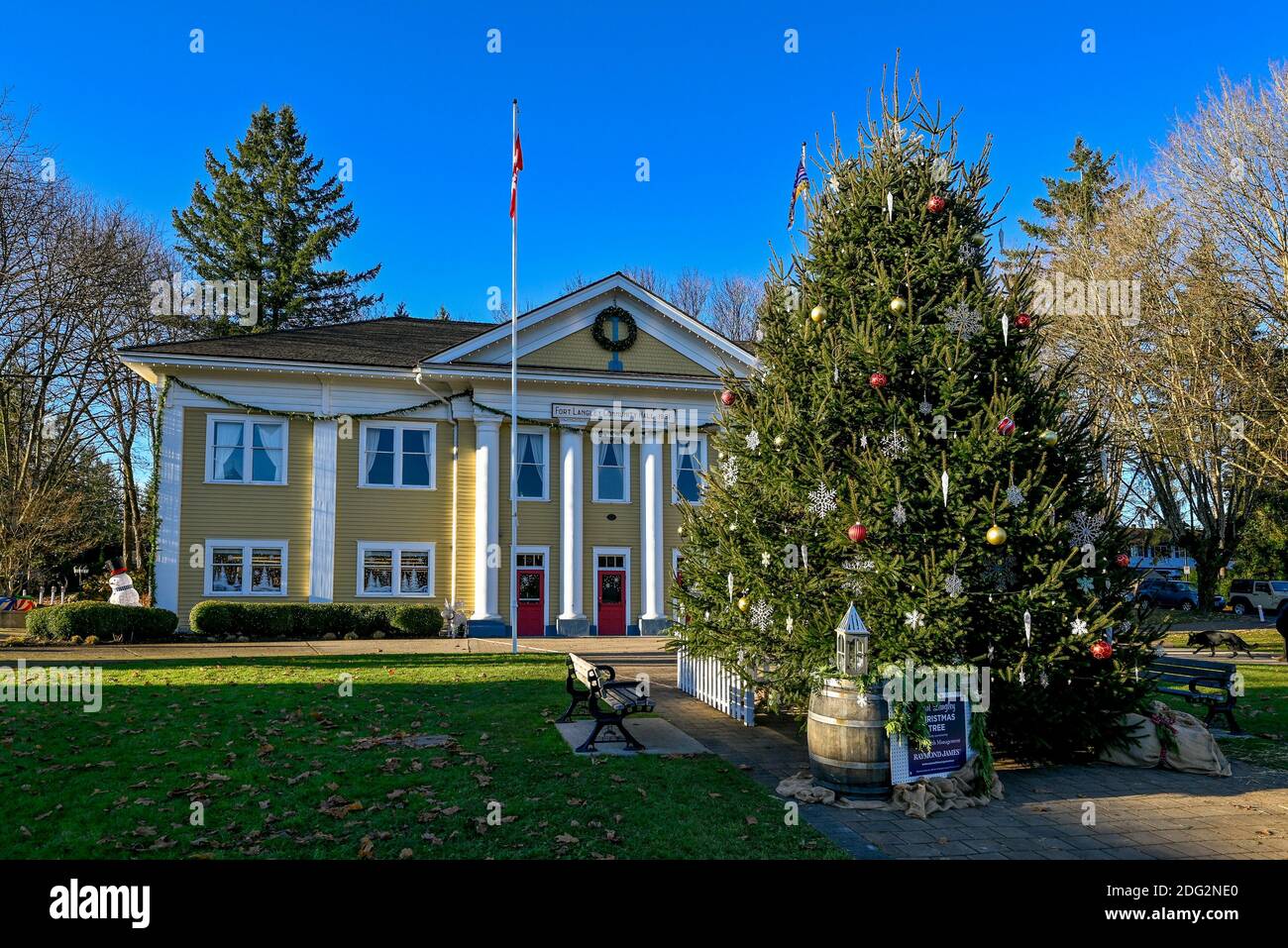 Christmas Tree, Fort Langley Community Hall, Fort Langley, British