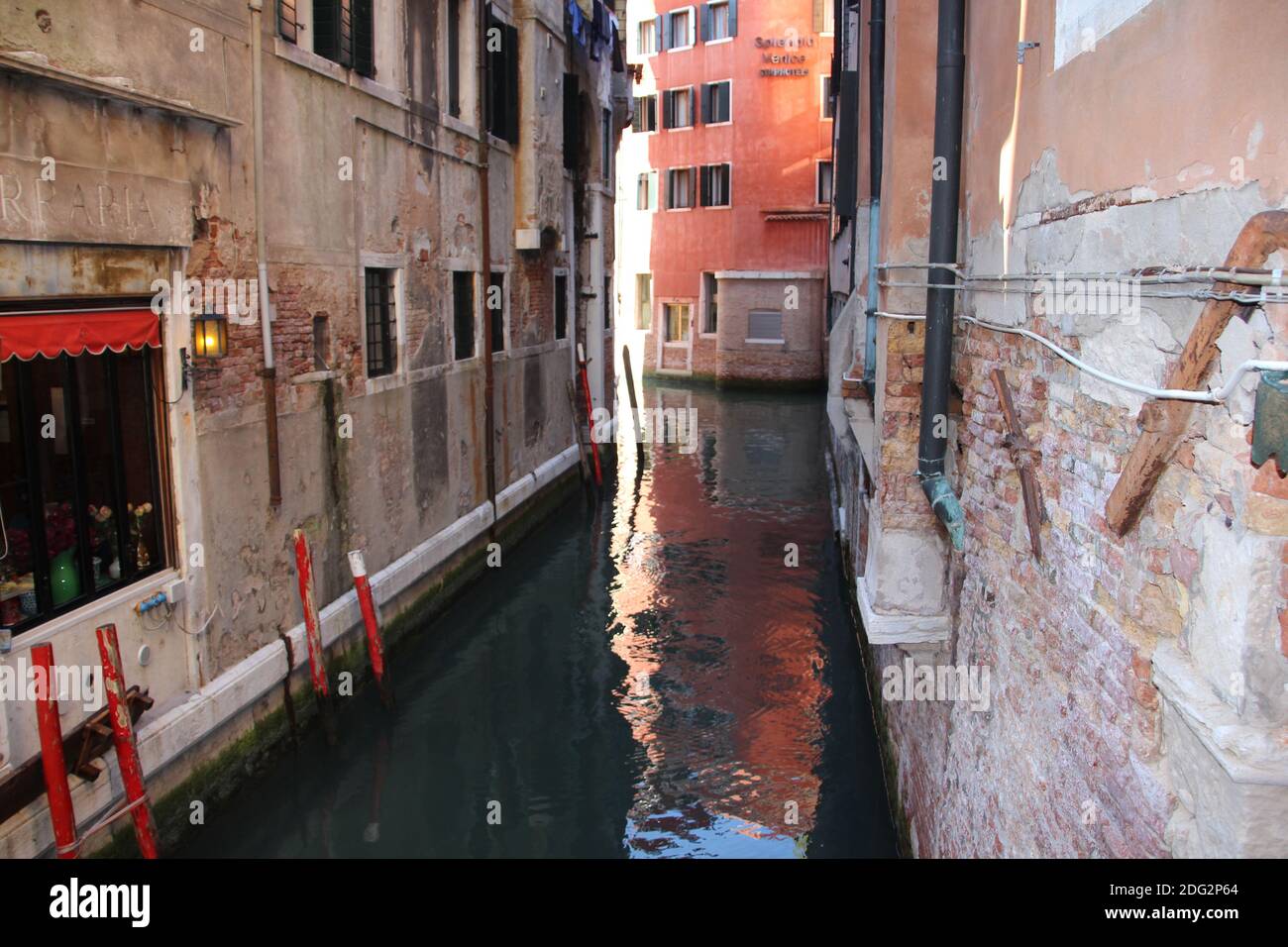 Historische Gebäude in der Altstadt von Venedig in Italien Stock Photo