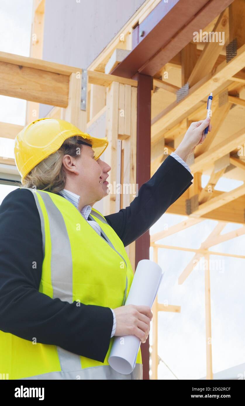 At the construction site Stock Photo