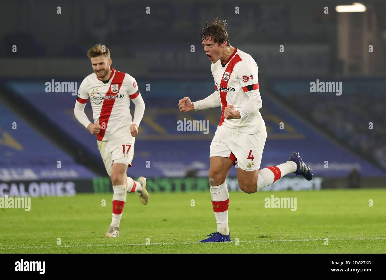 Vestergaard Southampton's Jannik Vestergaard celebrates scoring his side's first ...