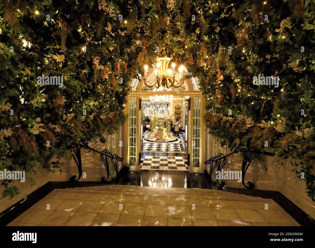 London, UK. The Savoy Hotel has reopened and launched a new christmas