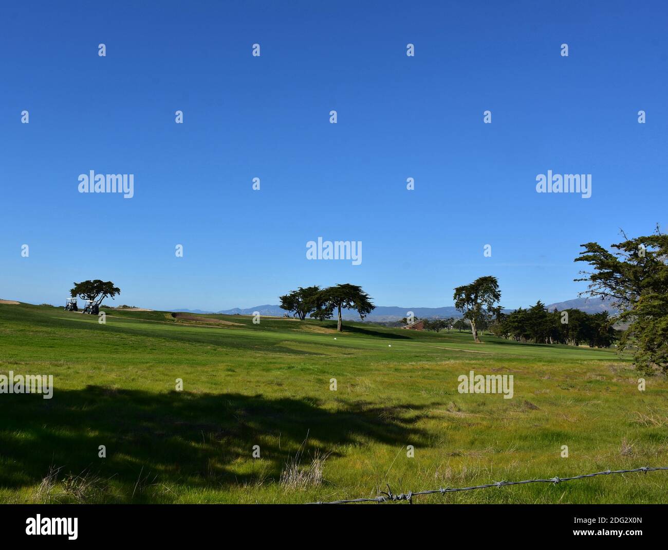 Beautiful golf course with grass in Goleta California Stock Photo Alamy Beautiful golf course with grass in Goleta California Stock Photo Alamy