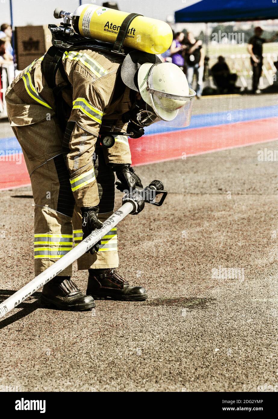 Water hose Stock Photo