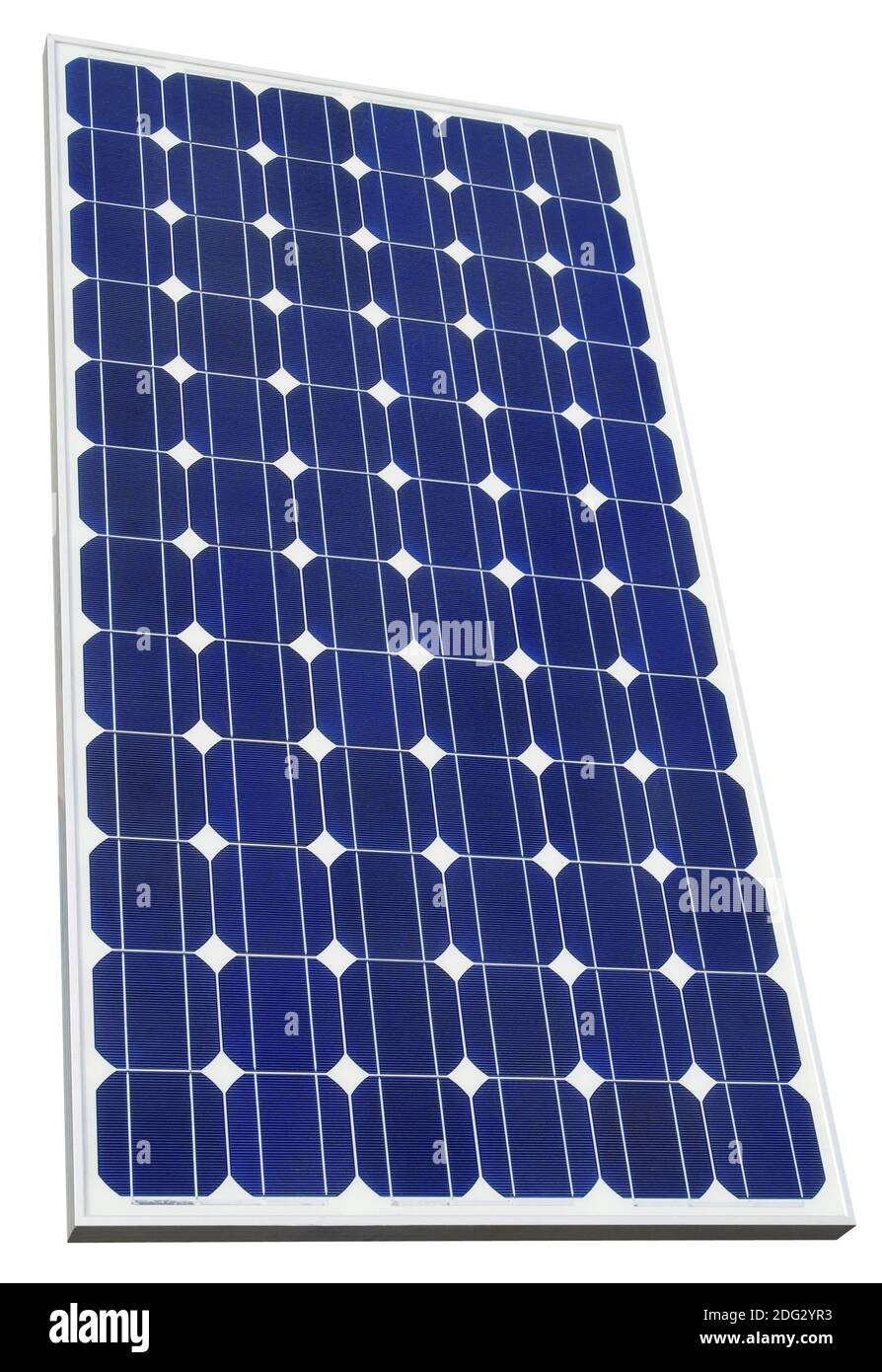 Photovoltaic Solar Cell Cutout Stock Photo