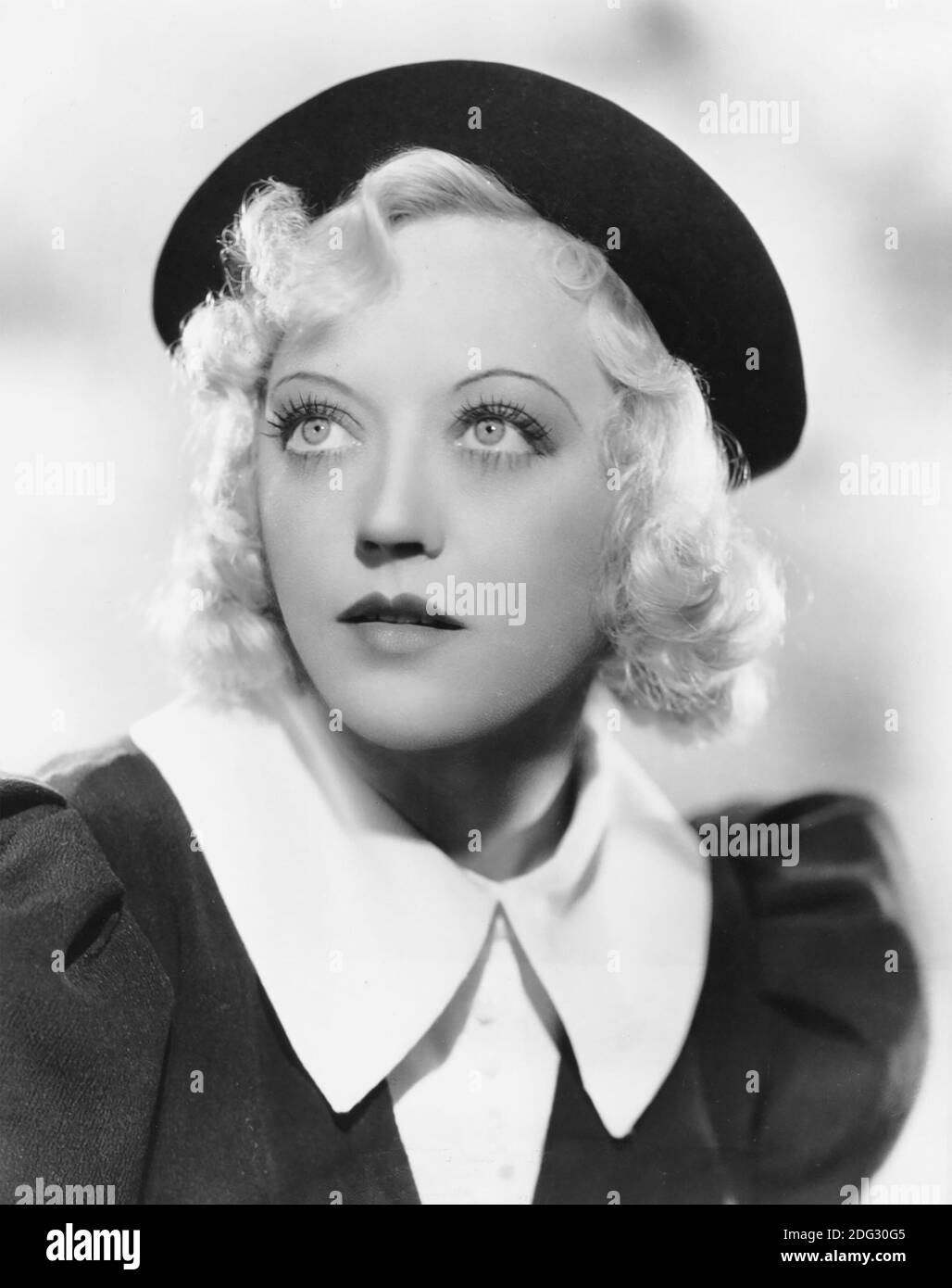 MARION DAVIES (1897-1961) American film actress,, producer, screenwriter and philanthropist, about 1936 Stock Photo