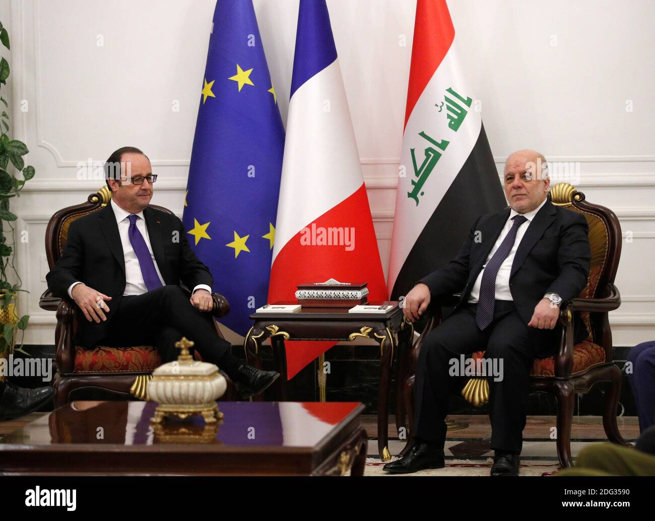 Prime minister of iraq visit hi-res stock photography and images - Alamy